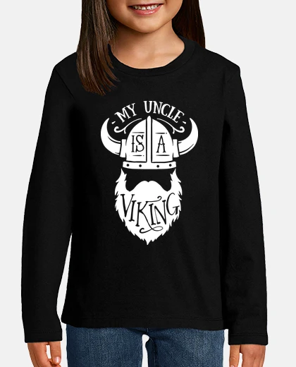 Children's vikings bearded bearded viking family t shirt