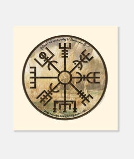 vikings - vegvísir (viking compass formica