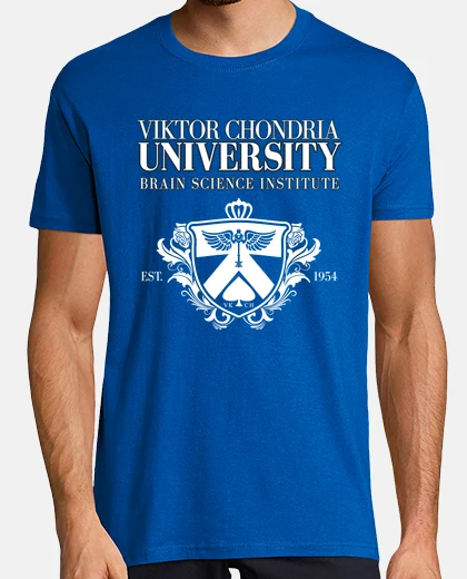 T-shirt viktor chondria university trasparente