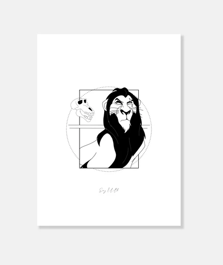 Lienzo Villanos - Scar