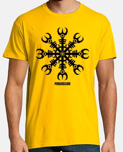 Tee-shirt ville de merveille - aegishjalmur tribale n