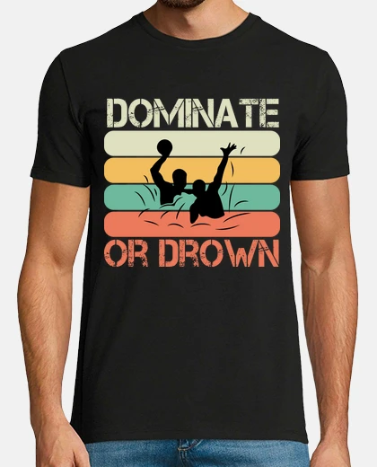 T-shirt vincere o bere una coppa di pallanuoto