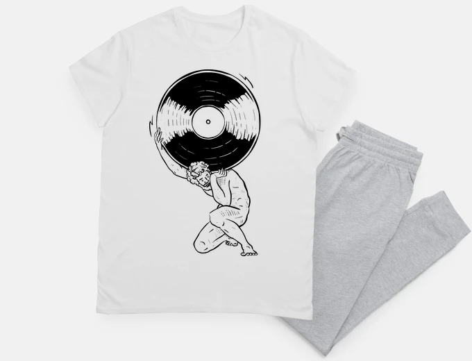 Pigiama vinile atlante