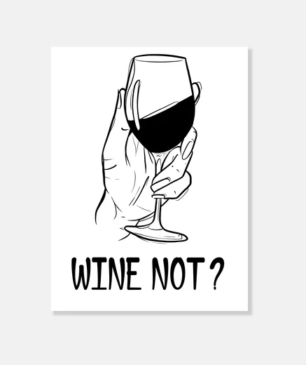Stampa vino rosso - vino no