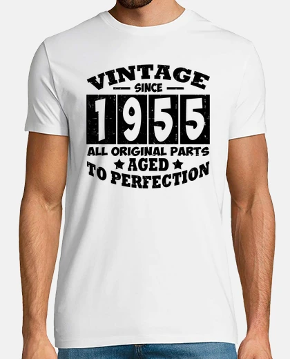 Camiseta vintage 1955 todas las piezas originales
