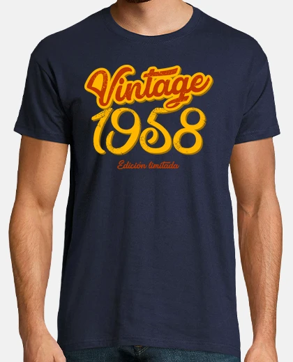 Camiseta Vintage 1958, 67 años