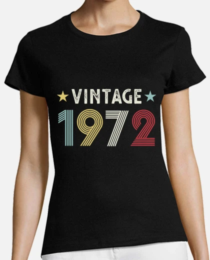 Vintage 1972 50th birthday gift 50 t-shirt tostadora