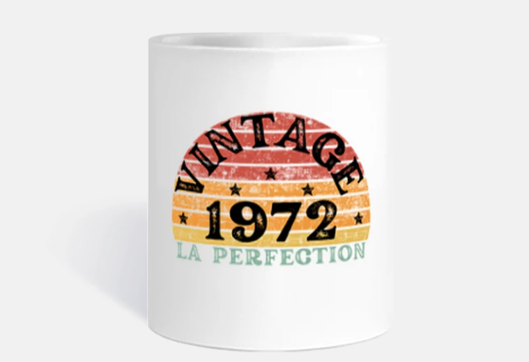 Cup vintage 1972 perfection
