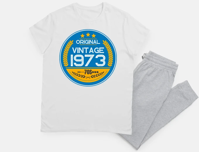Pyjama vintage 1973 50 years original