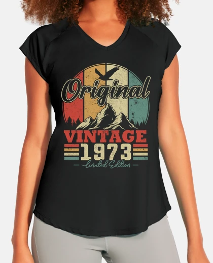 Tee-shirt Vintage 1973 Cadeau Anniversaire 50 Ans