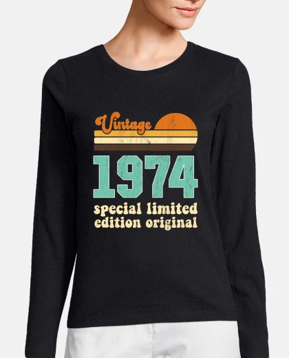 Tee-shirt vintage 1974 édition limitée originale
