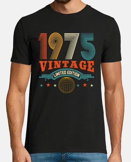 Tee-shirt Vintage 1975 Limited Edition