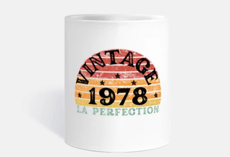 Cup vintage 1978 perfection