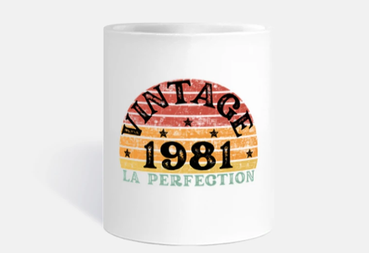 Cup vintage 1981 perfection