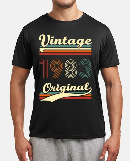 Tee-shirt Vintage 1983 40 ans anniversaire
