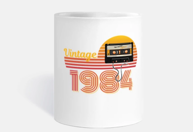 Cup vintage 1984 audio