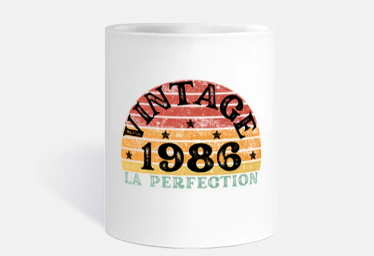 Cup vintage 1986 perfection
