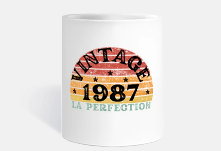 Cup vintage 1987 perfection