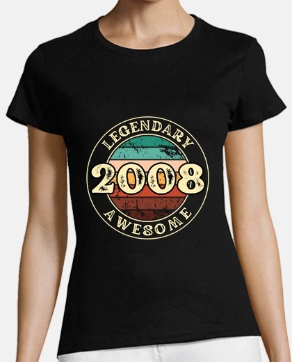 Tee-shirt vintage 2008 anniversaire 15 ans