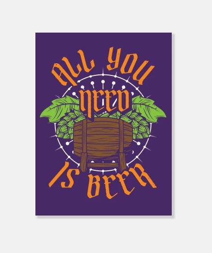 Wall vintage beer brewers retro style brewery celebrations