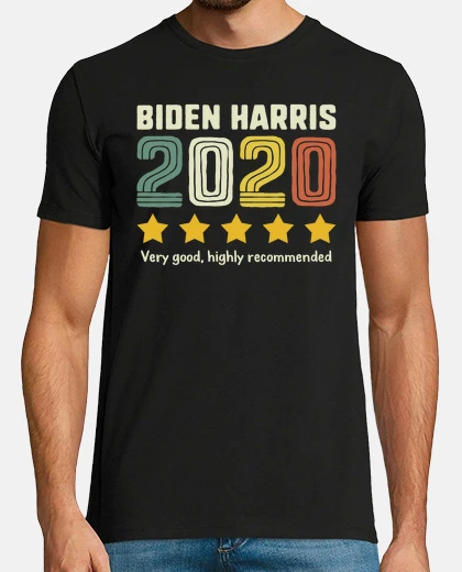 Tee-shirt Vintage Biden Harris 2020 Election Democrat Liberal Very Good Highly Recommended 5 Stars Review Repu