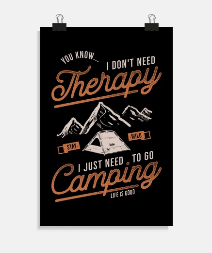 Poster vintage campeggio campeggio campeggio montagne