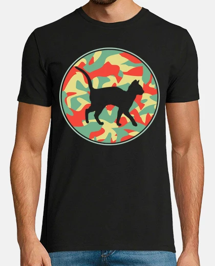 Tee-shirt Vintage Chat Abyssin