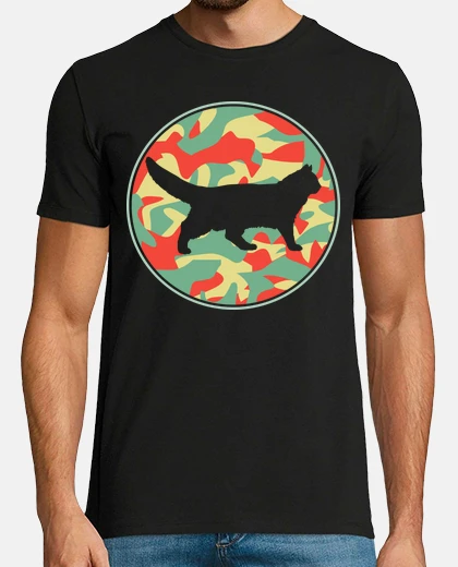 Tee-shirt Vintage Chat Norvegien