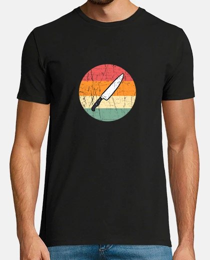 T-shirt Vintage Cookery Cook Knife Foodie Cooking Teacher