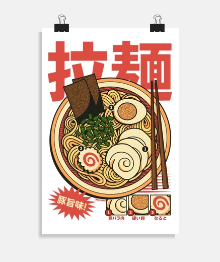 Poster Vintage Cool Ramen Vol.2