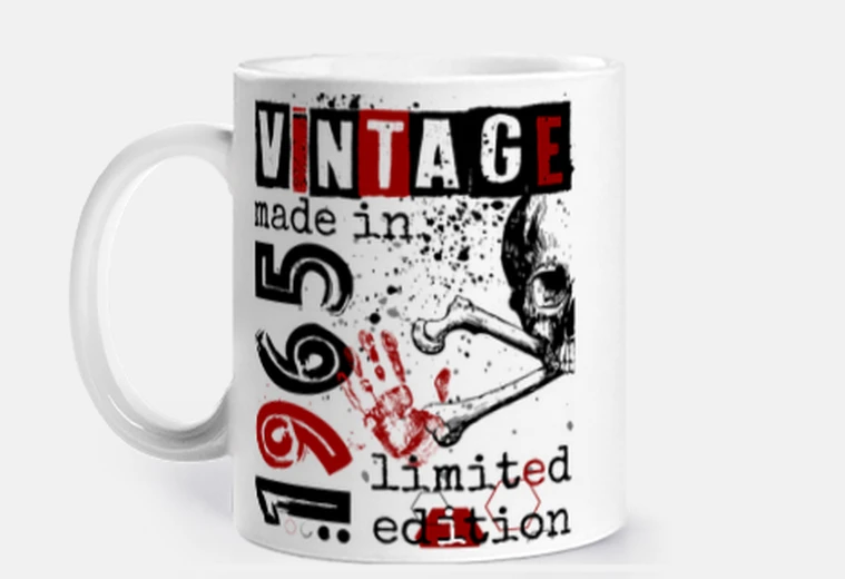 Cup vintage crane trash polka edition 1965