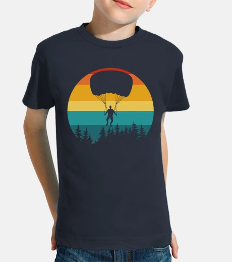 Kids vintage design - paramotor