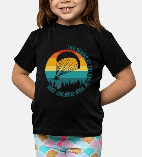 Kids vintage design - paramotor