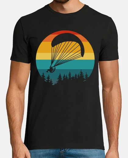 T-shirt vintage design - paramotor