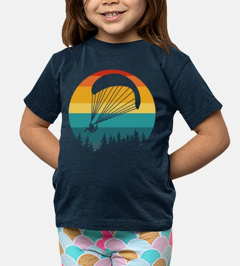 Kids vintage design - paramotor