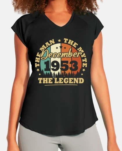 T-shirt vintage dicembre 1953 compleanno 70 ann