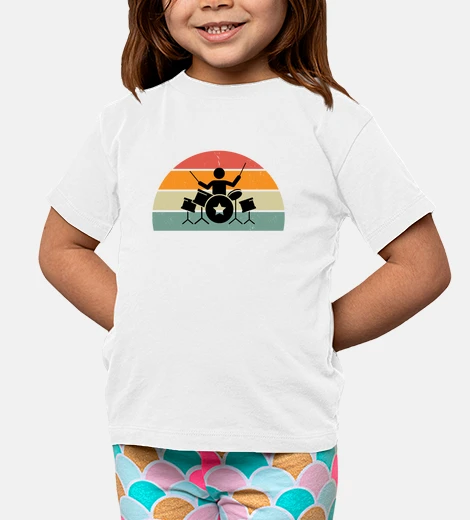 Kids vintage drums drummer gift for men