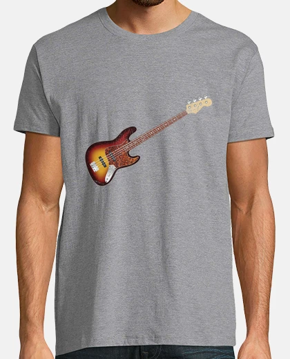 Camiseta Vintage Faded Tobacco Sunburst Electric JBass