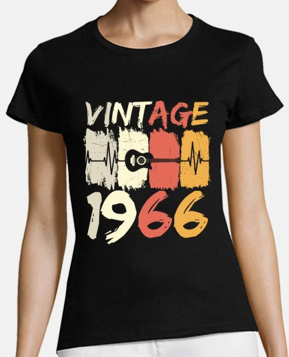 T-shirt vintage guitarist 1966