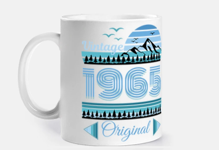 Cup vintage mountain original 1965
