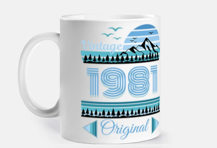 Cup vintage mountain original 1981