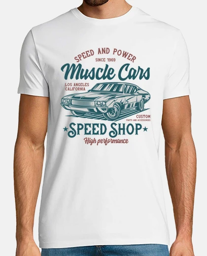 T-shirt vintage muscle cars retro shirt