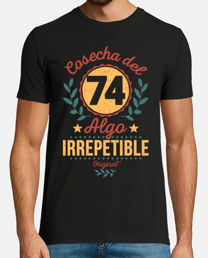 T-shirt vintage of 74 unrepeatable