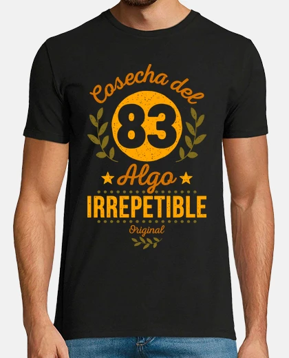 Playera vintage of 83 unrepeatable