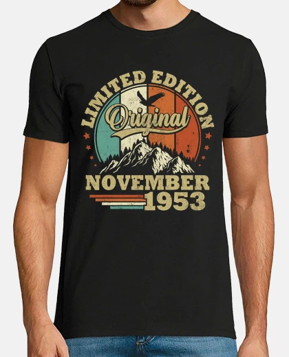 T-shirt vintage originale novembre 1953 retrò
