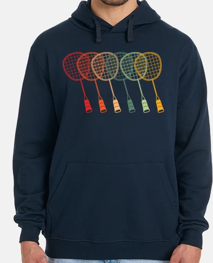 Hoodie vintage rainbow tennis racket set