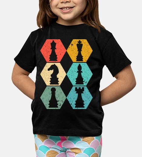 Kids Vintage Retro Chess Pieces