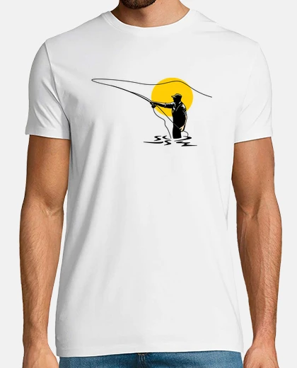 T-shirt Vintage Retro Fly Fishing Gift For Men