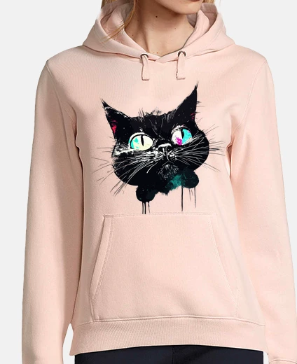 Hoodie Vintage retro street art graffiti black