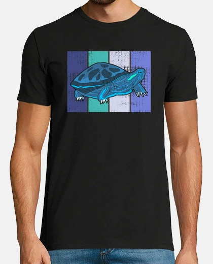 Tee-shirt Vintage Retro Turtle Marine Biologist